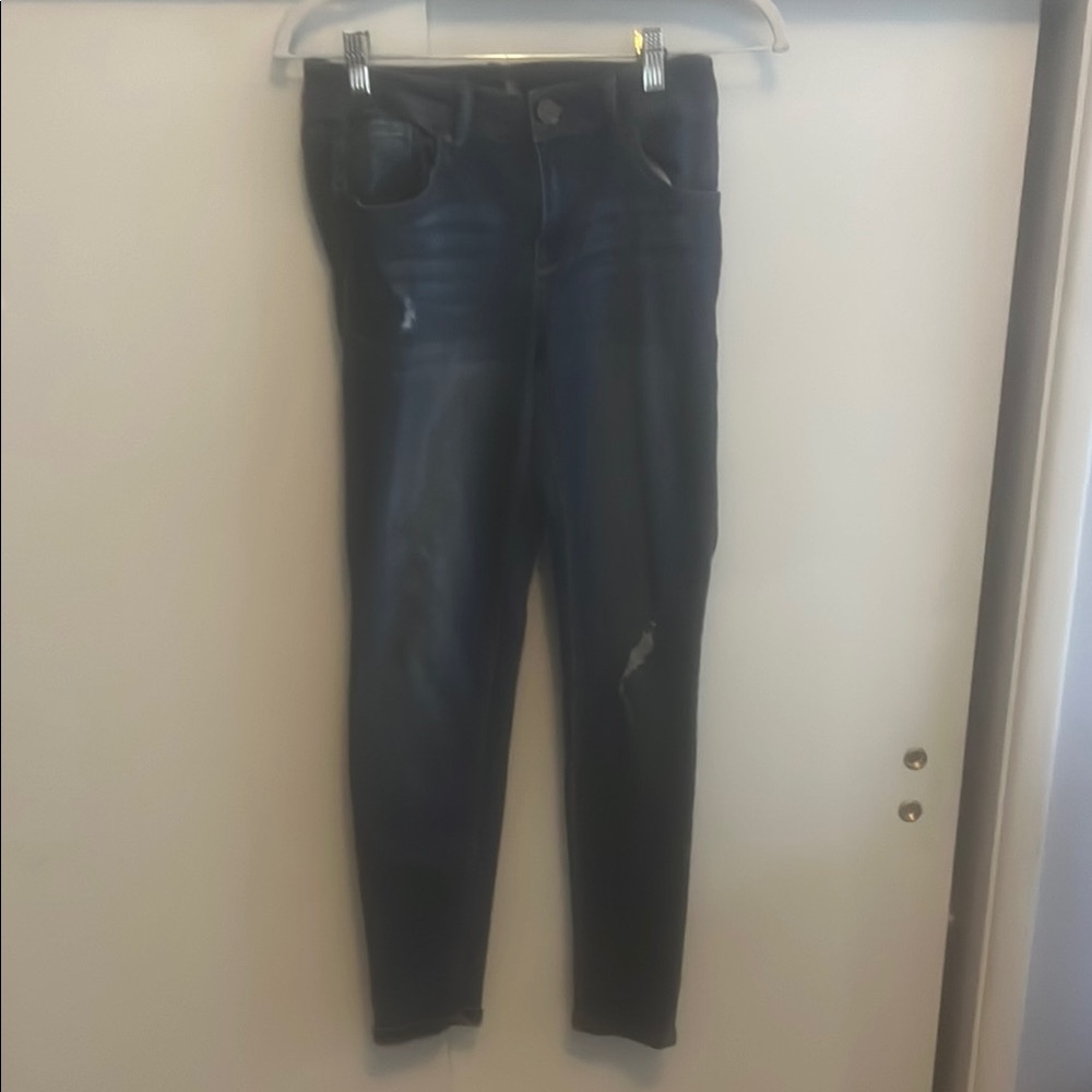1822 Denim Black Skinny Jeans Sleek Fit